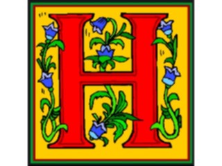 Sticker Custom Preview Image #003231 Alphabets General Decorative Decorative H