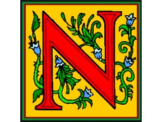 Sticker Custom Preview Image #003237 Alphabets General Decorative Decorative N