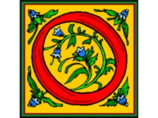 Sticker Custom Preview Image #003238 Alphabets General Decorative Decorative O