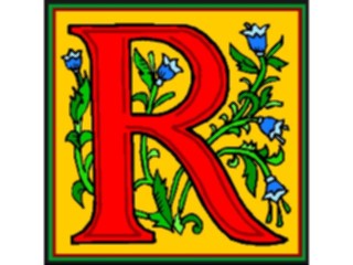 Sticker Custom Preview Image #003241 Alphabets General Decorative Decorative R