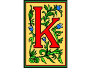 Sticker Custom Preview Image #003659 Alphabets General Flower Flower K2