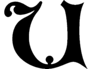 Sticker Custom Preview Image #003802 Alphabets General Fountain Fountain U1