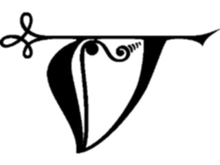 Sticker Custom Preview Image #003804 Alphabets General Fountain Fountain V