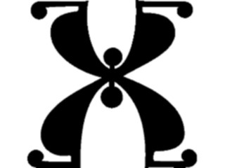 Sticker Custom Preview Image #003806 Alphabets General Fountain Fountain X