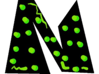 Sticker Custom Preview Image #003886 Alphabets General Funky Funky N