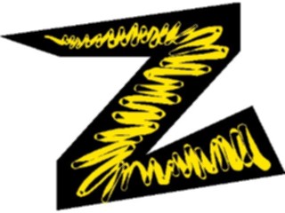 Sticker Custom Preview Image #003899 Alphabets General Funky Funky Z