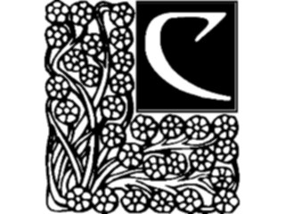 Sticker Custom Preview Image #003915 Alphabets General Garden Garden C