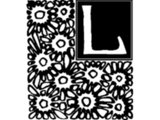 Sticker Custom Preview Image #003924 Alphabets General Garden Garden L