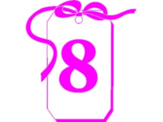 Sticker Custom Preview Image #003973 Alphabets General Gift Tag Gift Tag8