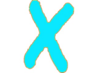 Sticker Custom Preview Image #004049 Alphabets General Glow Glow Condensed X1