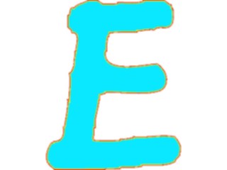 Sticker Custom Preview Image #004222 Alphabets General Glow Glow Normal E1