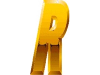 Sticker Custom Preview Image #004460 Alphabets General Gold Gold Ital Cond R