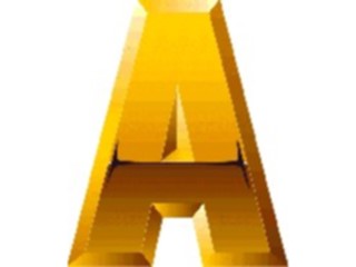 Sticker Custom Preview Image #004587 Alphabets General Gold Gold Normal A