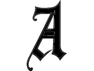 Sticker Custom Preview Image #004662 Alphabets General Gothic Gothic A2