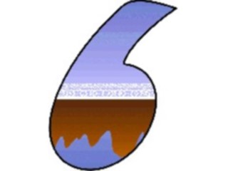 Sticker Custom Preview Image #005154 Alphabets General Horizon Horizon Italic Punc06