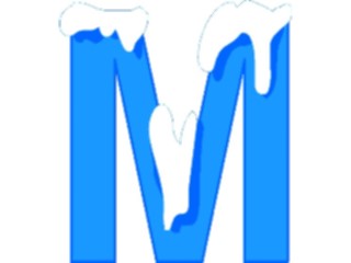 Sticker Custom Preview Image #005342 Alphabets General Ice Ice M