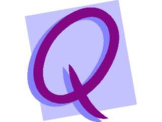 Sticker Custom Preview Image #005493 Alphabets General Lavender Lavender Q