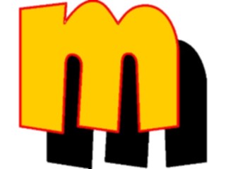 Sticker Custom Preview Image #005676 Alphabets General Loony Loony Condensed M2