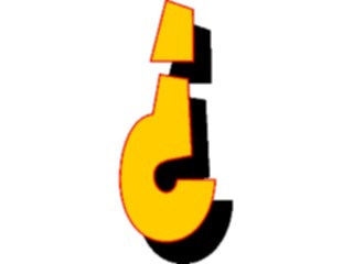 Sticker Custom Preview Image #005703 Alphabets General Loony Loony Condensed Punc21