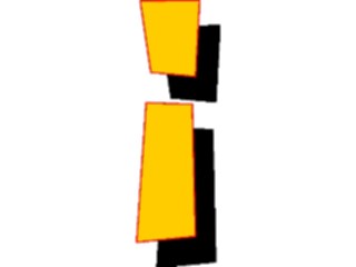 Sticker Custom Preview Image #005704 Alphabets General Loony Loony Condensed Punc22