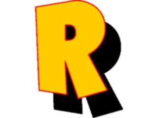 Sticker Custom Preview Image #005709 Alphabets General Loony Loony Condensed R1