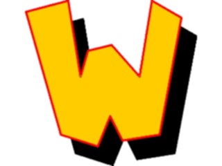 Sticker Custom Preview Image #005722 Alphabets General Loony Loony Condensed W1