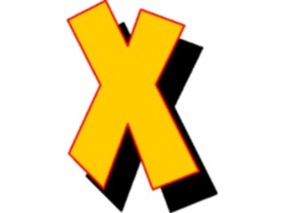 Sticker Custom Preview Image #005724 Alphabets General Loony Loony Condensed X1