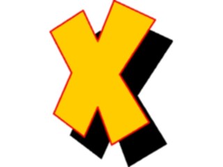 Sticker Custom Preview Image #005725 Alphabets General Loony Loony Condensed X2