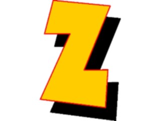 Sticker Custom Preview Image #005728 Alphabets General Loony Loony Condensed Z1