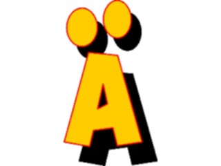 Sticker Custom Preview Image #005732 Alphabets General Loony Loony Condensed A1