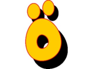 Sticker Custom Preview Image #005736 Alphabets General Loony Loony Condensed O1