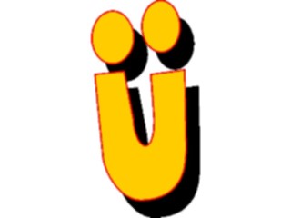 Sticker Custom Preview Image #005740 Alphabets General Loony Loony Condensed U1