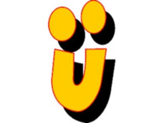 Sticker Custom Preview Image #005741 Alphabets General Loony Loony Condensed U2