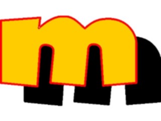 Sticker Custom Preview Image #005780 Alphabets General Loony Loony Extended M2