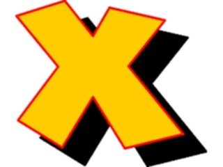 Sticker Custom Preview Image #005828 Alphabets General Loony Loony Extended X1