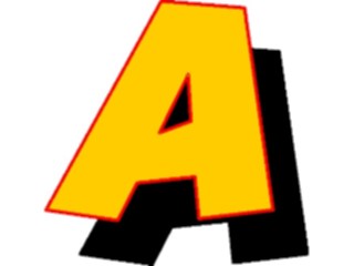 Sticker Custom Preview Image #005859 Alphabets General Loony Loony Italic A1