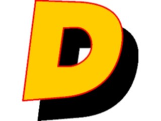 Sticker Custom Preview Image #005865 Alphabets General Loony Loony Italic D1