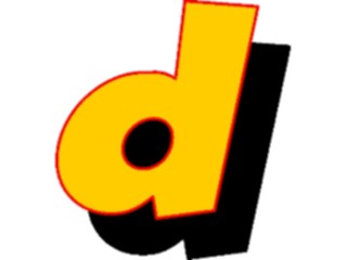 Sticker Custom Preview Image #005866 Alphabets General Loony Loony Italic D2