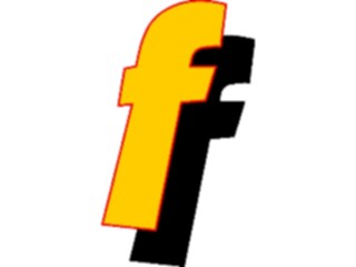 Sticker Custom Preview Image #005870 Alphabets General Loony Loony Italic F2