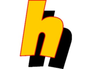 Sticker Custom Preview Image #005874 Alphabets General Loony Loony Italic H2