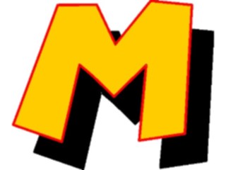 Sticker Custom Preview Image #005883 Alphabets General Loony Loony Italic M1