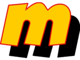 Sticker Custom Preview Image #005884 Alphabets General Loony Loony Italic M2