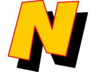 Sticker Custom Preview Image #005885 Alphabets General Loony Loony Italic N1