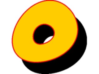 Sticker Custom Preview Image #005887 Alphabets General Loony Loony Italic O1