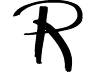 Sticker Custom Preview Image #006132 Alphabets General Marker Marker R