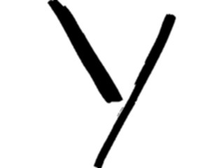 Sticker Custom Preview Image #006141 Alphabets General Marker Marker Y