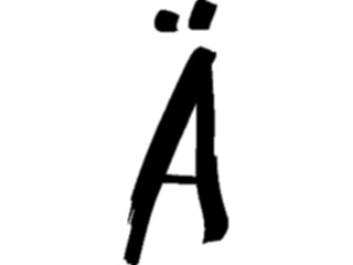 Sticker Custom Preview Image #006146 Alphabets General Marker Marker A