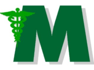 Sticker Custom Preview Image #006177 Alphabets General Medical Medical M