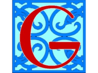 Sticker Custom Preview Image #006778 Alphabets General Ornate Ornate G