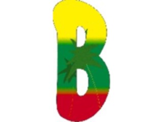 Sticker Custom Preview Image #006851 Alphabets General Paradise Paradise Condensed B